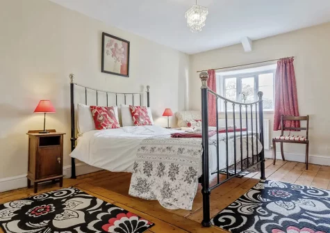 Bedroom #1 at Fursdon Farmhouse, Iddesleigh