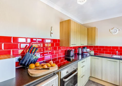 The kitchen at Gallantry Bower, Higher Clovelly