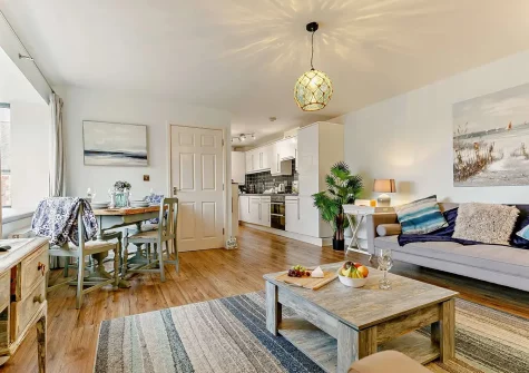 The living area at Galleons Rest, Charlestown