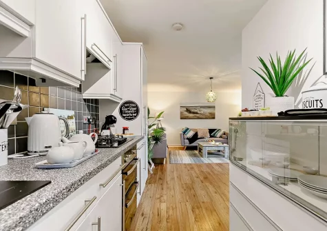 The kitchen at Galleons Rest, Charlestown