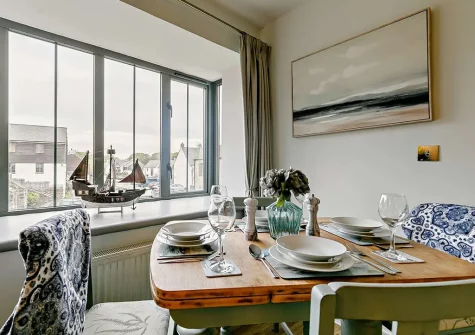 The dining area at Galleons Rest, Charlestown