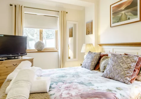 Bedroom #1 at Garden House, Bude