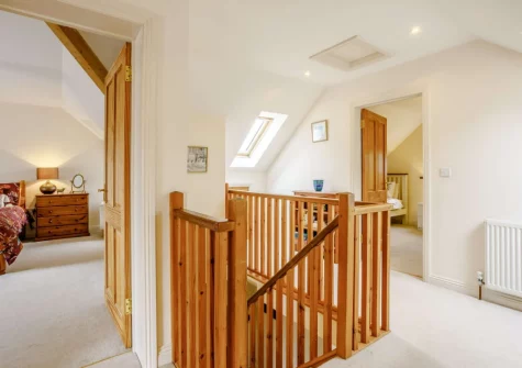 The first floor landing at Garden House, Bude