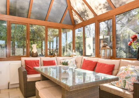 The conservatory at Garden House, Bude