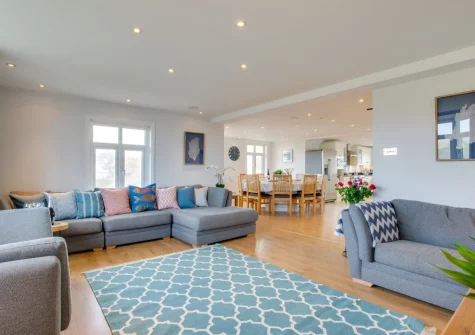 The living area at Garendon, Trevone