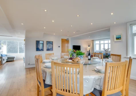 The dining area at Garendon, Trevone