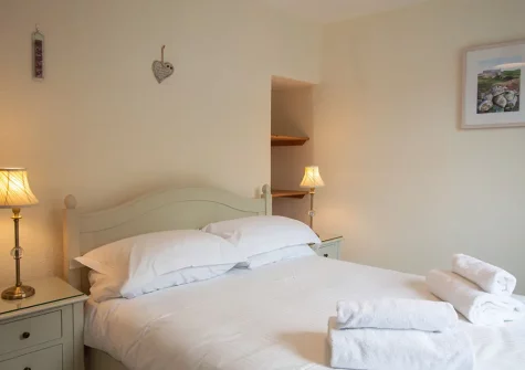 Bedroom #1 at Gargoyle Cottage, St Agnes