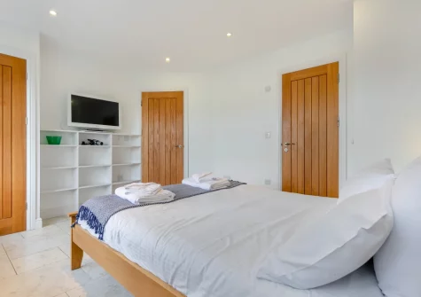 Bedroom #1 at Gartree Cottage, Polruan