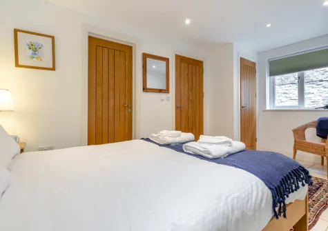 Bedroom #2 at Gartree Cottage, Polruan