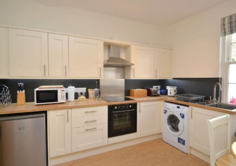The kitchen at Georges Den, Dartmouth