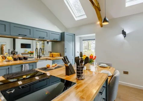 The kitchen at Gidcott Cottage, Gidcott