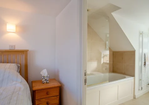 Bedroom #1 at Glanmor North, Polruan