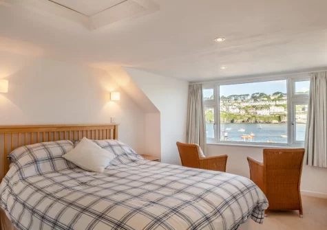 Bedroom #2 at Glanmor North, Polruan