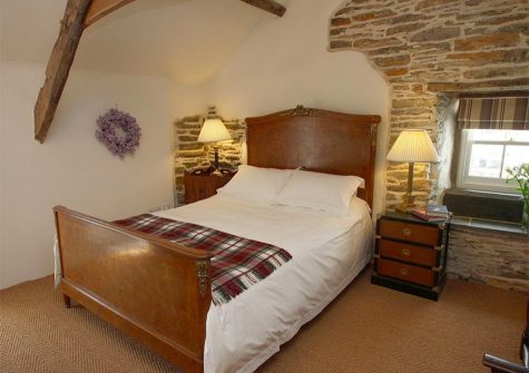 Bedroom #4 at Glanville House, Mevagissey