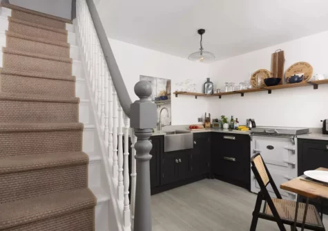 The kitchen & dining area at Glas Mor, Mousehole