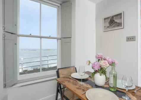 The dining area at Glas Mor, Mousehole
