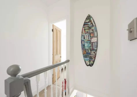 The first floor landing at Glas Mor, Mousehole