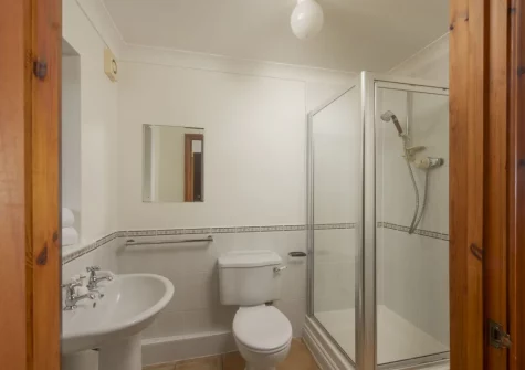 The ground floor shower room at Godolphin at Roserrow, Polzeath