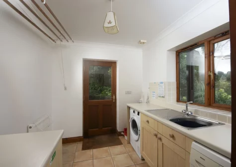 The utility room at Godolphin at Roserrow, Polzeath