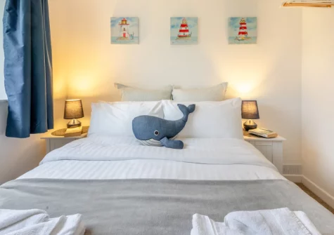 Bedroom #1 at Gone To The Beach at Brixham Holiday Park, Brixham