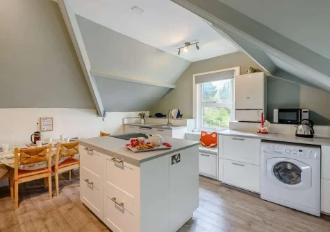 The second floor kitchen at Goodamoor, Bideford