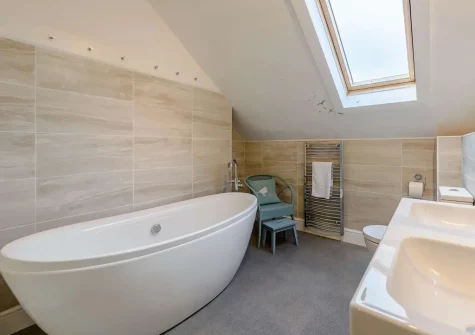 The second floor bathroom at Goodamoor, Bideford