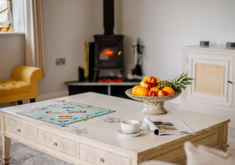 The living area at Gorgeous Cottage, Westward Ho!