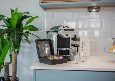 The kitchen at Gorgeous Cottage, Westward Ho!