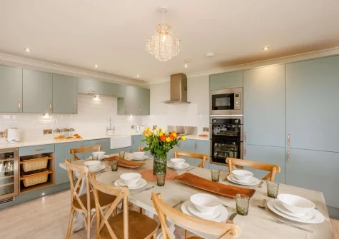 The kitchen & dining area at Gorgeous Cottage, Westward Ho!