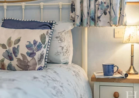 Bedroom #1 at Grace Barn at Grace Hill, Buckland Brewer