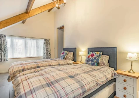 Bedroom #2 at Grace Barn at Grace Hill, Buckland Brewer