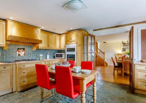 The kitchen at Gracious Ford Farm, Oakford
