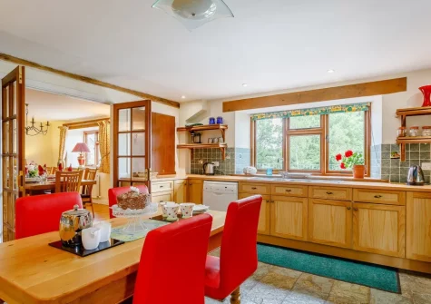 The kitchen at Gracious Ford Farm, Oakford