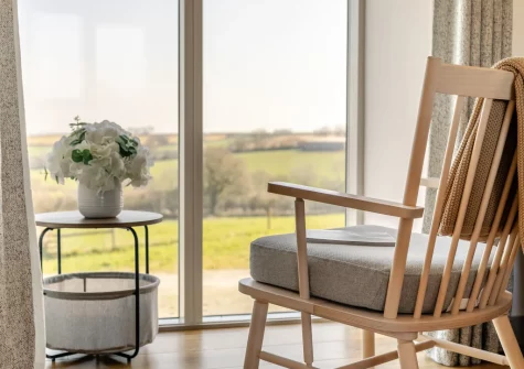 The living area at Grampys Barn, Bray Shop