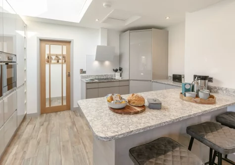 The kitchen at Grampys Barn, Bray Shop