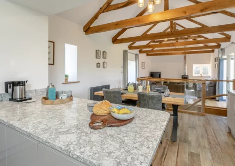 The kitchen at Grampys Barn, Bray Shop