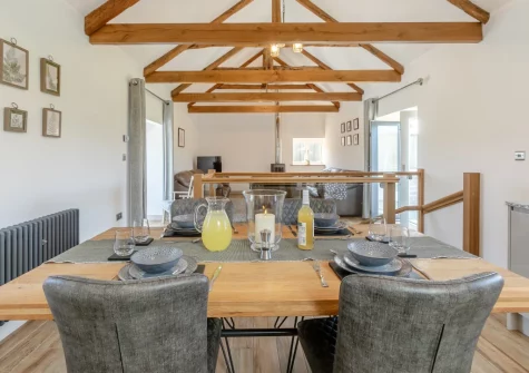 The dining area at Grampys Barn, Bray Shop