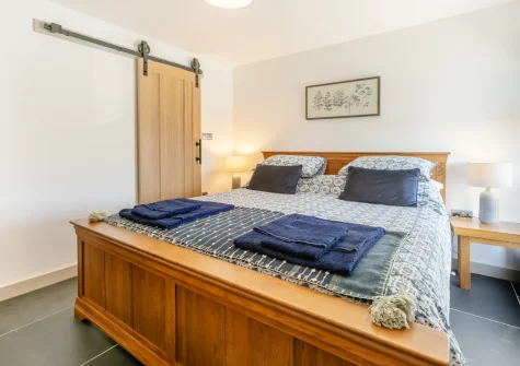 Bedroom #1 at Grampys Barn, Bray Shop