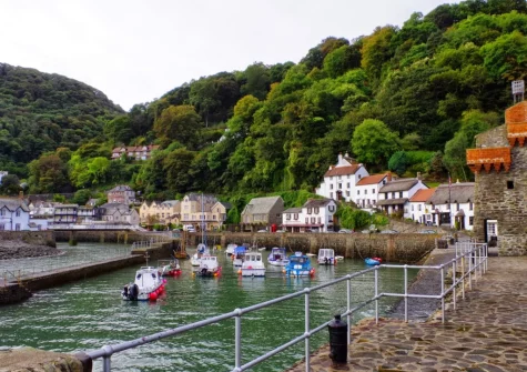The historic towns of Lynton and Lynmouth with its iconic Cliff Railway, make for an exciting day trip
