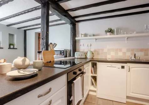 The kitchen at Granary Cottage, Swimbridge