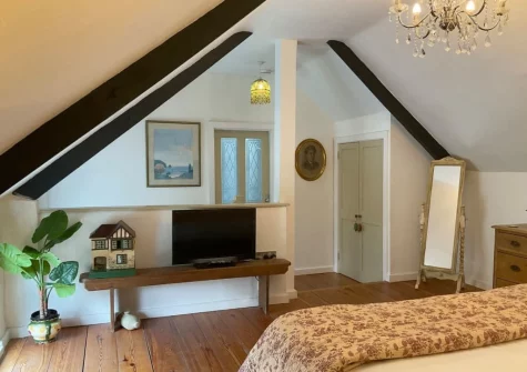 The bedroom at Granny McPhee's Cottage, West Chilla