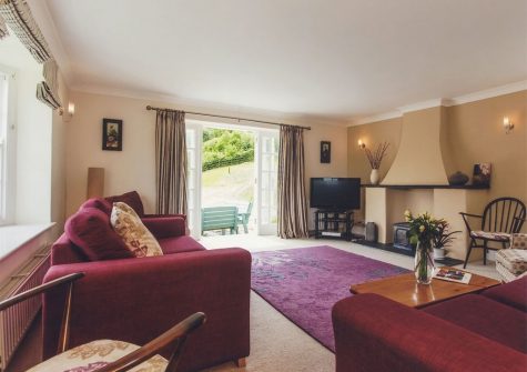 The living area at Great Horner, Halwell
