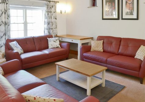 The sitting area at Great Horner, Halwell