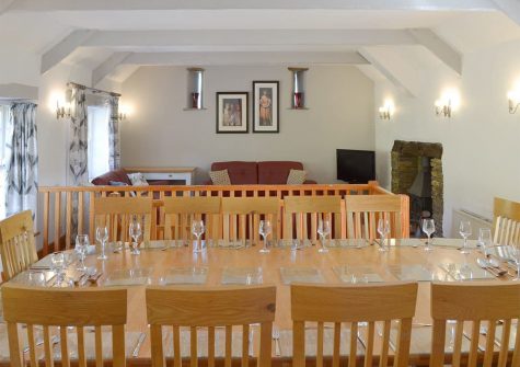 The dining area at Great Horner, Halwell