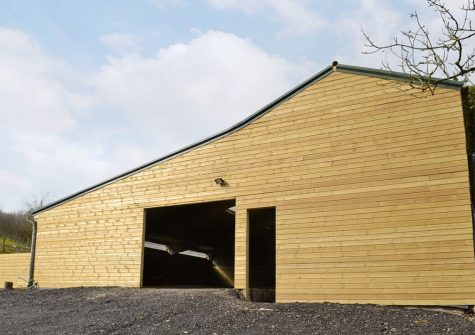 The games barn at Great Horner, Halwell