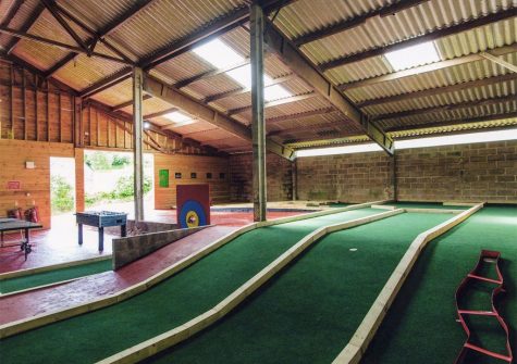 The games barn at Great Horner, Halwell