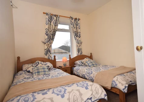 Bedroom #3 at Greenlake Farm Cottage, Hartland
