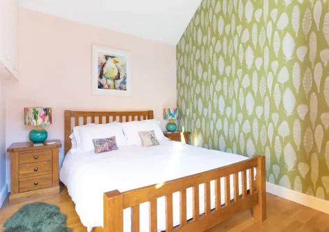 Bedroom #1 at Grindle Cottage, Woodbury Salterton