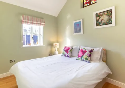 Bedroom #2 at Grindle Cottage, Woodbury Salterton