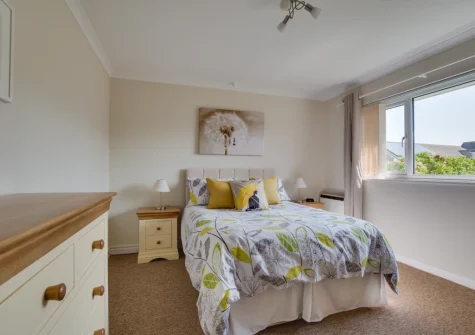 Bedroom #1 at Gull Cottage, St Merryn